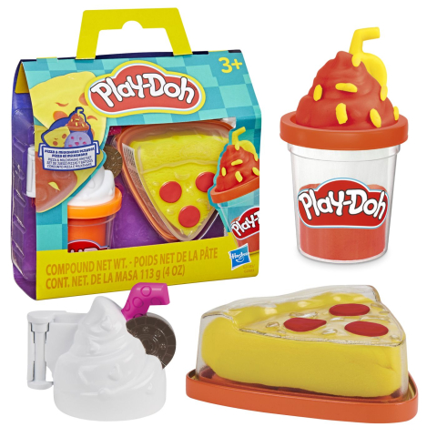 PLAY DOH SET PIZZA SI MILKSHAKE [8]
