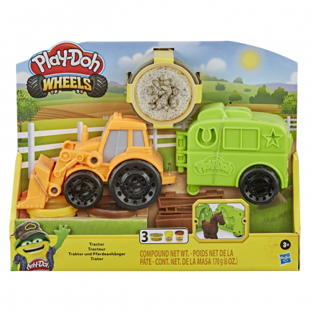 Plastilina - Play-Doh Set Wheels: Tractorul 