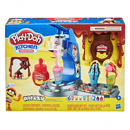 Plastilina - Play-Doh Super - Setul de Înghețată cu Topping 