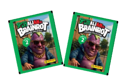 Colecția Panini - Plic stickere Panini Skifidol Italian Brainrot, 5 buc