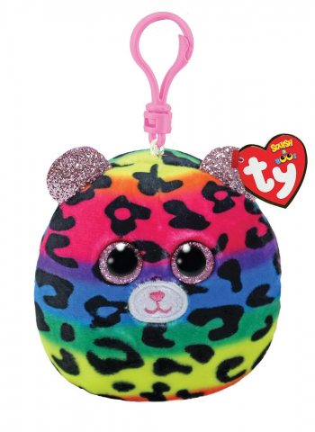 Jocuri si articole copii - PLUS BRELOC TY 8.5CM SQUISHY BEANIES LEOPARD DOTTY