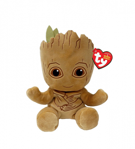 Jocuri si articole copii - Plus Ty 15Cm Beanie Babies Soft Marvel Groot