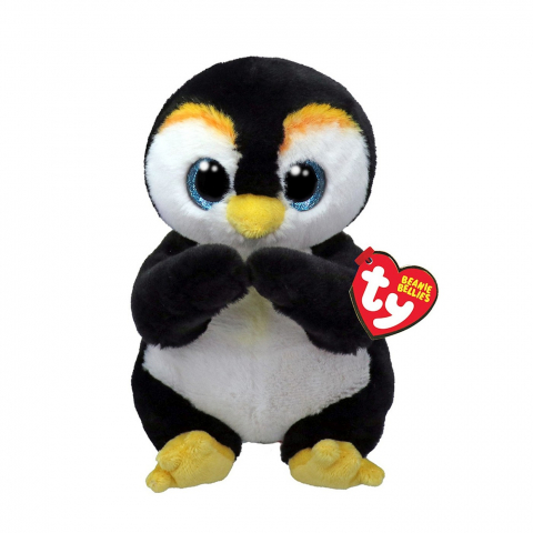 Jocuri si articole copii - Plus Ty 15Cm Beanie Bellies Pinguinul Neve