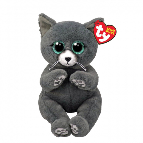 Jocuri si articole copii - Plus Ty 15Cm Beanie Bellies Pisicuta Albastru De Rusia Binx