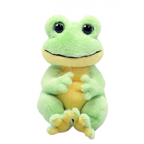Jocuri si articole copii - PLUS TY 15CM BEANIE BELLIES SNAPPER BROASCA VERDE
