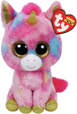 Jucarii de plus - Plus Ty 15cm Boos Fantasia Unicornul Colorat 