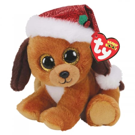 Jucarii de plus - Plus Ty 15cm Boos Howlidays Catel cu Căciuliță 