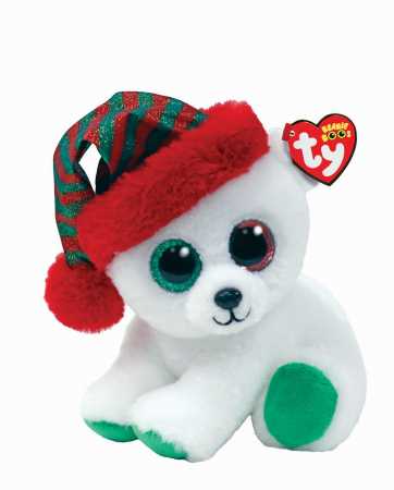 Jucarii de plus - Plus Ty 15cm Boos Paxton Urs Polar 