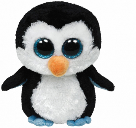 Jucarii de plus - Plus Ty 15cm Boos Waddles Pinguin 