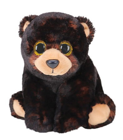 Jocuri si articole copii - Plus Ty 24cm Beanie Babies Urs Negru 