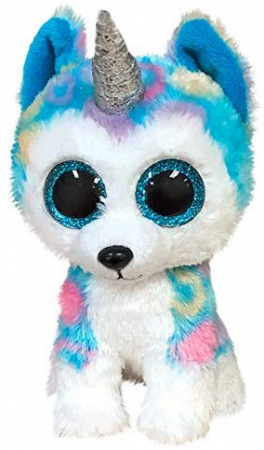 Jocuri si articole copii - Plus ty 24cm boos husky unicorn