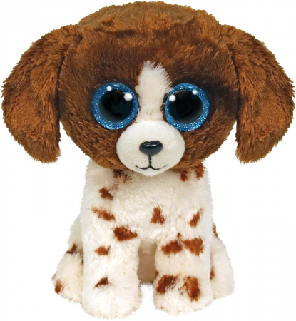 Plus Ty 24cm Câine Maro Alb  [1]