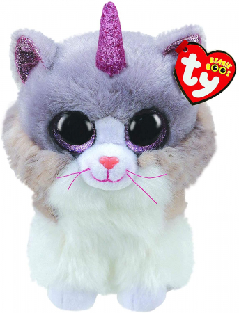 Jocuri si articole copii - Plus Ty 24cm Pisica Unicorn 