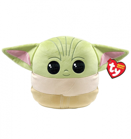 Jocuri si articole copii - Plus Ty 30Cm Squishy Beanies Marvel Star Wars Grogu