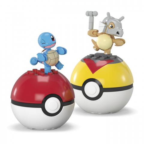 POKEMON MEGA SET DOUA BILE SQUIRTLE SI CUBONE 45 PIESE [1]