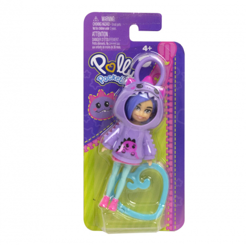 POLLY POCKET PAPUSA CU CLIPS SI HANORAC CU GLUGA [7]
