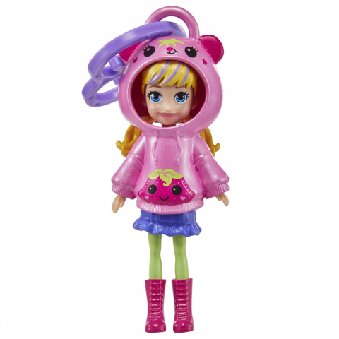 POLLY POCKET PAPUSA CU CLIPS SI HANORAC CU GLUGA [3]