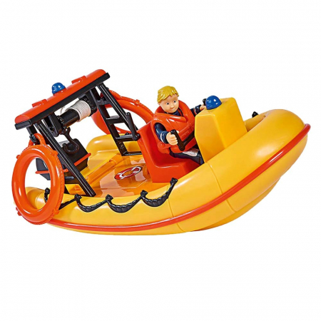 Pompierul Sam Barca Neptun cu Figurină și Accesorii  [1]