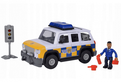 POMPIERUL SAM MASINA DE POLITIE CU FIGURINA MALCOM [2]