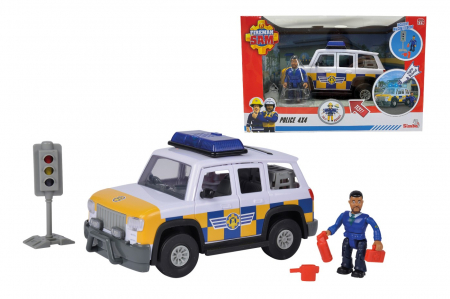 Figurine cu eroi si personaje - Pompierul Sam Set Mașinuță & Figurină Malcom 