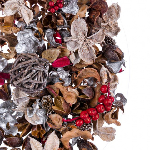 Suporturi Lumanari si Aparate Aromaterapie - Potpourri decorativ pentru Craciun cu aroma de eucalipt,110g