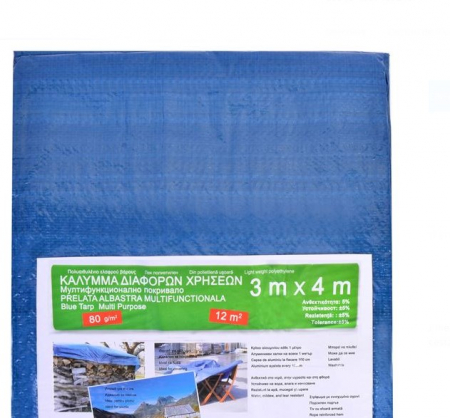 Gradinarit - Prelata impermeabila protectie 3x4 m