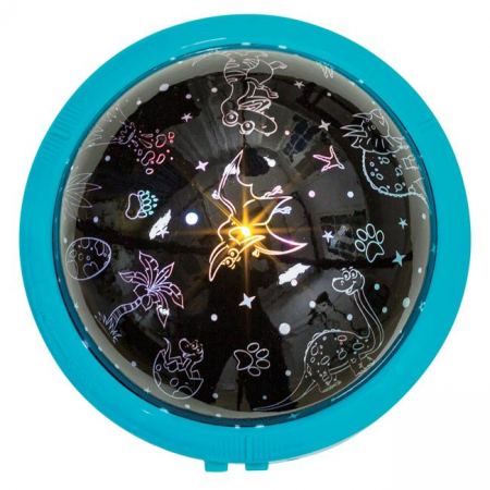 Proiector led Dinozauri cu 3 moduri de lumini,plastic,13x10.5 cm [3]
