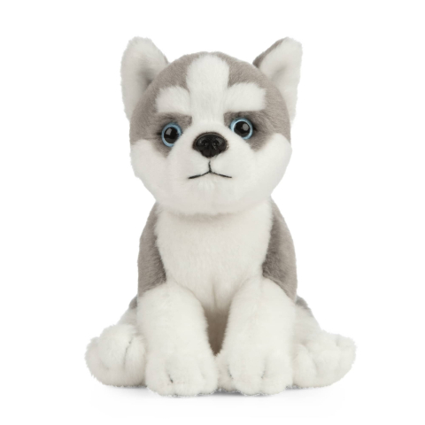 Pui de cățel Husky de pluș 16 cm (șezut) – Living Nature [2]