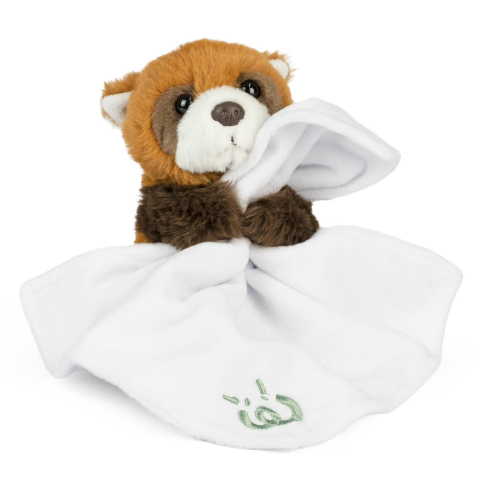Jucarii - Pui de Panda Roșu 17 cm cu păturică, în cutie – Living Nature
