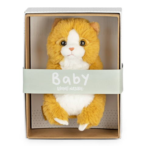Leneș Bebeluș de pluș 17 cm în cutie – Living Nature, +0 luni [1]