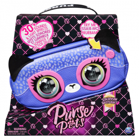 Jocuri si articole copii - Purse Pets Borsetă Savannah Spotlight 