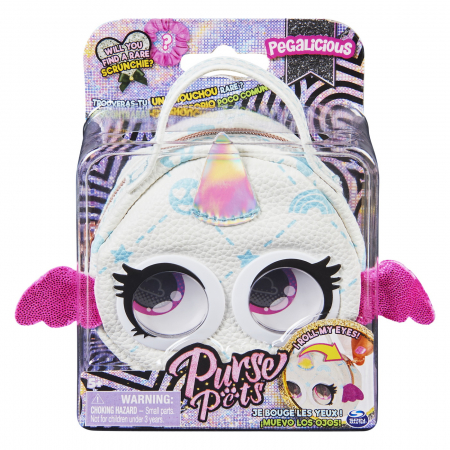 Jocuri si articole copii - Purse Pets Gentiță Micro Pegasus Alb 