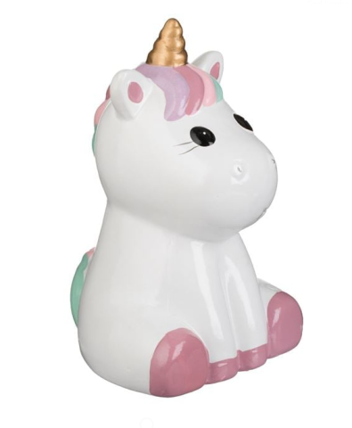 Pusculita din ceramica pentru fetite model Unicorn, 12x12x19 cm [2]