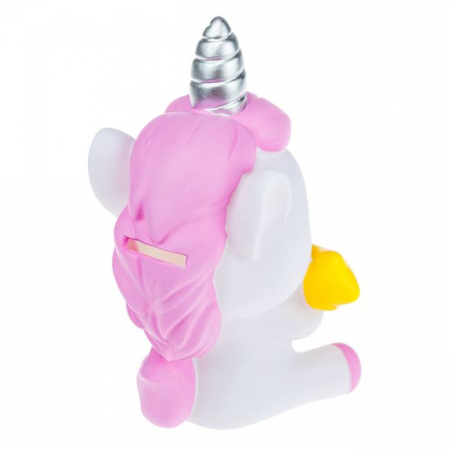 Pusculita Unicorn, Roz, Plastic, 21x12x11 cm [1]