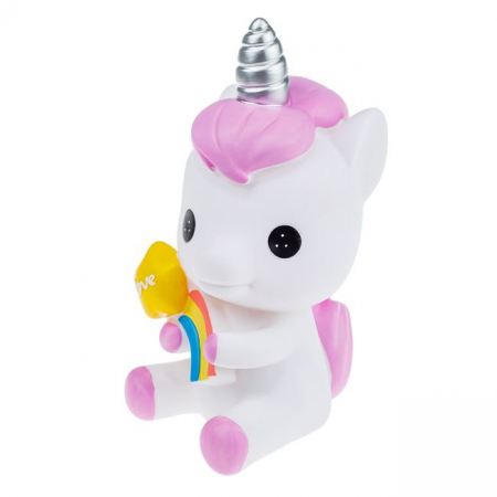 Pusculite - Pusculita Unicorn, Roz, Plastic, 21x12x11 cm