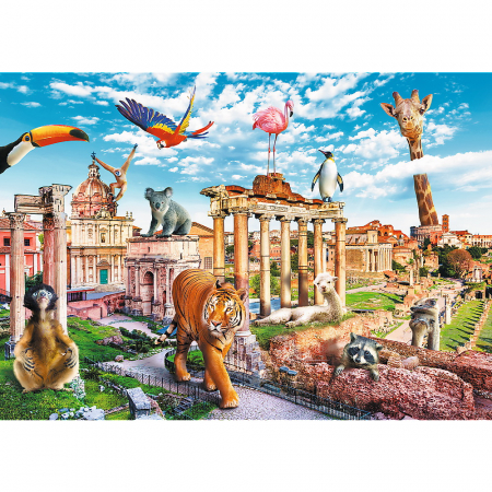 Puzzle 1000 Orase Amuzante, Roma Salbatica  [1]