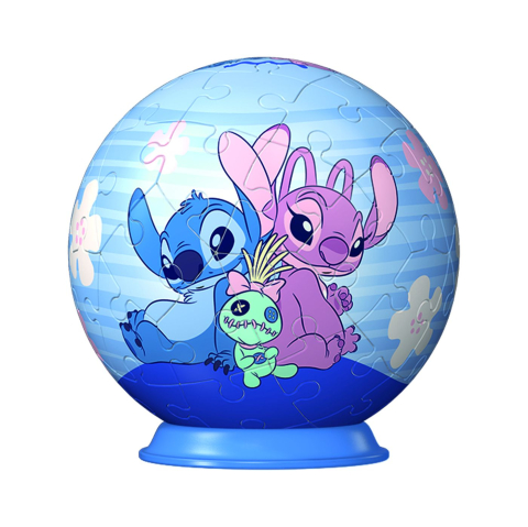 PUZZLE 3D GLOB DISNEY STITCH [1]