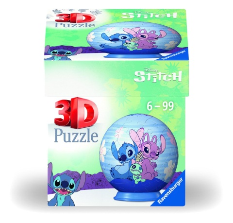 Puzzle personaje - PUZZLE 3D GLOB DISNEY STITCH