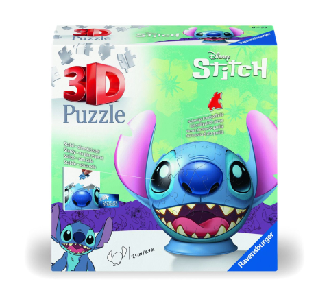 Puzzle personaje - PUZZLE 3D GLOB DISNEY STITCH CU URECHI