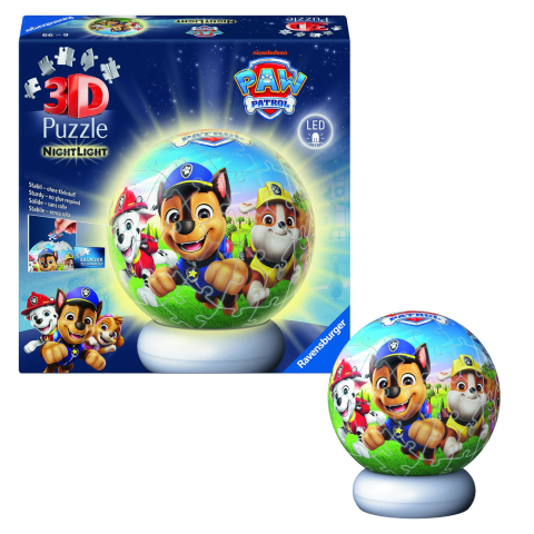 PUZZLE 3D GLOB PATRULA CATELUSILOR CU LED [4]