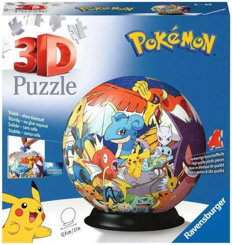 Puzzle - PUZZLE 3D GLOB POKEMON 73 PIESE