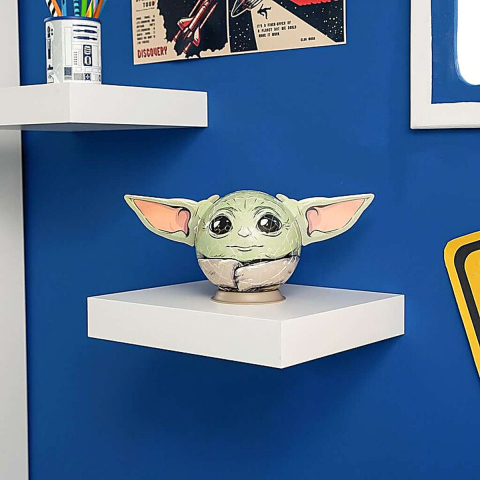 PUZZLE 3D GLOB STAR WARS THE MANDALORIAN GROGU CU URECHI [4]