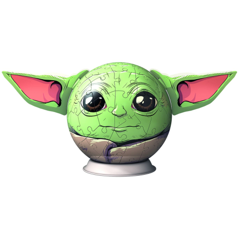PUZZLE 3D GLOB STAR WARS THE MANDALORIAN GROGU CU URECHI [1]