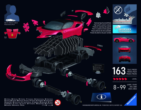 PUZZLE 3D ICONICS FERRARI SF90 STRADALE [3]