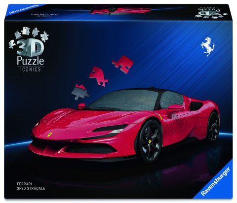 Puzzle personaje - PUZZLE 3D ICONICS FERRARI SF90 STRADALE