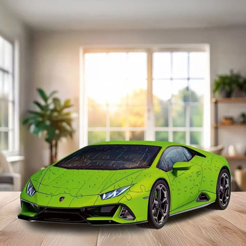 PUZZLE 3D ICONICS LAMBORGHINI HURACAN EVO VERDE [2]
