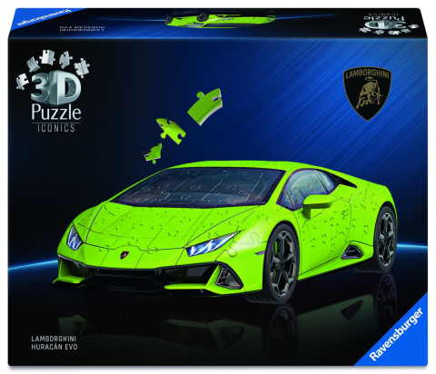 Puzzle personaje - PUZZLE 3D ICONICS LAMBORGHINI HURACAN EVO VERDE