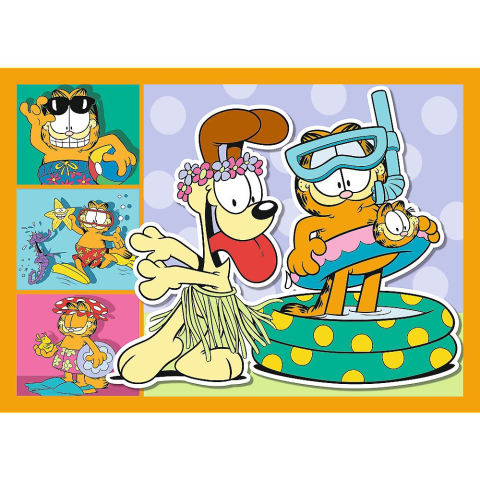 PUZZLE 4IN1 LUI GARFIELD II PLACE LASAGNA [4]