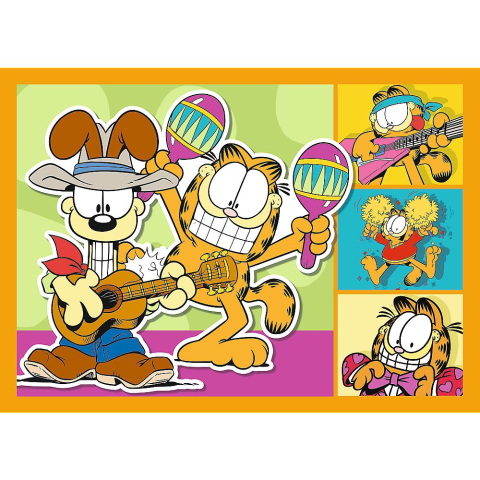 PUZZLE 4IN1 LUI GARFIELD II PLACE LASAGNA [1]