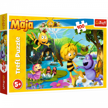 Puzzle personaje - Maja și Albinuța Puzzle Aventură